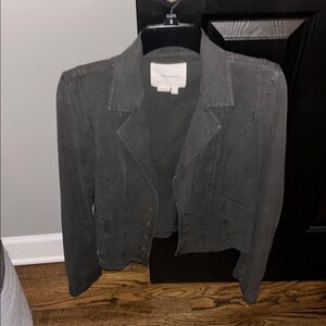 Women's Anthropologie Gray Blazer size 12